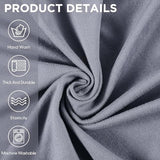 Peryiter 2 Pcs Sofa Covers Couch and Loveseat Covers Set Stretch Sofa Slipcover for Living Room Armchair Furniture Protector, Wrinkle Proof(Light Gray,Milk Silk)