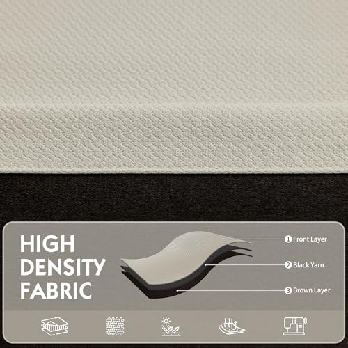FMFUNCTEX 100% Beige Blackout Curtains for Bedroom, Cream Weave Textured Curtains 72 Inches Long Thermal Insulated Curtains for Living Room, Farmhouse Drapes Grommet Room Darkening 2 Panels
