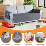 VANSOFY Couch Cover, Waterproof Sofa Covers Washable Slipcover Furniture Protector Couch Seat Covers Non-Slip Couch Cover for Dogs, Pets(Sofa, Dark Gray)