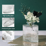 Glass Bud Vases Set of 4, 4 Sizes of Small Flower Vase for Party or Home Table Decorations