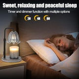 Candle Warmer Lamp with Timer - Electric Wax Melt Warmer with Adjustable Height and Dimmer for Scented Candle Wax, Home Fragrance Décor and House Warming Birthday Gifts for Women Mom
