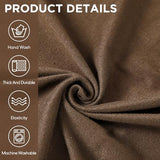 Peryiter 2 Pcs Sofa Covers Couch and Loveseat Covers Set Stretch Sofa Slipcover for Living Room Armchair Furniture Protector, Wrinkle Proof(Chocolate,Milk Silk)