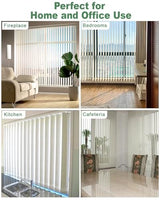 Anyongora 100Pcs Vertical Blinds Replacement Slats Repair Kit – Transparent PVC Tabs with Strong Adhesive – No Tools Needed, Easy Fix for Home, Office, Rental, and DIY Window Blind Repairs