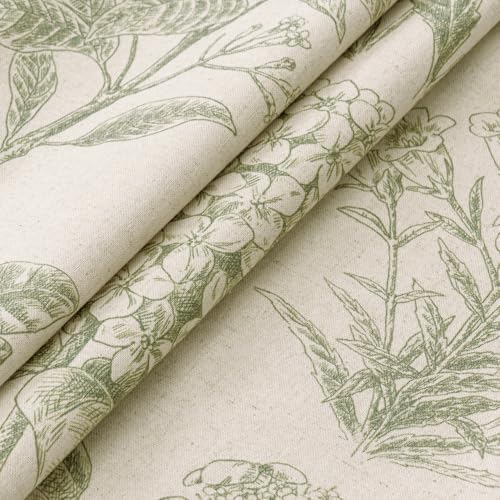 Set of 2 Decorative Floral Pillow Covers 20x20 Inch Sage Green