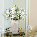 LYLYFAN Babys Breath Artificial Flowers,18 Pcs Gypsophila Faux Flowers for Wedding Party Home Garden Decoration White