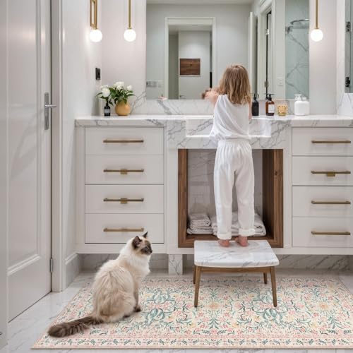 Lahome Boho Hallway Runner Rug 2x6, Washable Kitchen Bathroom Runner Rug