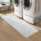 LIVEBOX Washable Runner Rug 2x6, Modern Kitchen Runners Entryway Runner Rug, Non-Shedding Non-Slip Indoor Carpet for Hallway Kitchen Entryway Laundry Room Bathroom