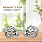 Luvenia Silver Decorative Curtain Rods, 28 to 48 Inch (2.3-4Ft), Small Curtain Rod For Bedroom, Living Room, Kitchen, Farmhouse