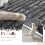 MYSKY HOME 100% Waterproof Couch Cover for Sofa, Couch Covers for Dogs, Non Slip Back Pet Sectional Sofa Covers for 3 Cushion Couch, Sofa Covers Washable, Dog Bed Cover, Dark Grey, 35"x70.9"
