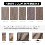 Genina Seat Covers for Dining Room Chair Seat Slipcovers Kitchen Chair Covers (Taupe, 4 Pcs)