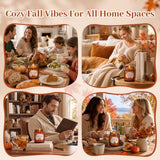 SLASHOME Hot Cocoa Soy Candle 7oz, Chocolate Coffee Scented Gift