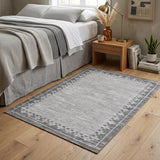 GarveeHome 2x3 Washable Kitchen Rug Low Pile Foldable Neutral Soft Doormat