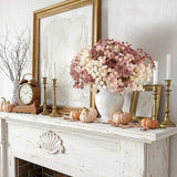 N&T NIETING Baby Breath Flowers Artificial Bulk, 10Pcs Fake Gypsophila Plants Bouquets Flowers Real Touch Faux Babies Breath Arrangement for Home Wedding Party Vase Decoration Fall Pink