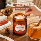 SLASHOME Hot Cocoa Soy Candle 7oz, Chocolate Coffee Scented Gift