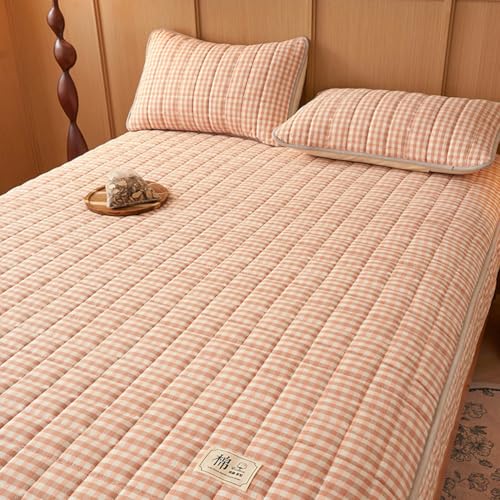 Quilted Futon Mattress Cover Zippered, Japanese Floor Mattress Futon Cover Queen King Full Size RV Mattress Futon Slipcovers, Washable Camping Mattress Protective Cover,C,120x200cm/47x79in