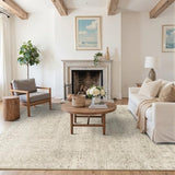 Beige Area Rugs 5x7 Washable Soft Rug for Living Room Bedroom