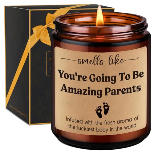 GSPY Candles, New Parents Gifts for Couples, Mom to be, New Dad - First Fathers Day, Baby Shower, Pregnancy, Congratulations Baby, Gender Reveal Gifts for Parents to be, First Time Dad, Expecting Mom