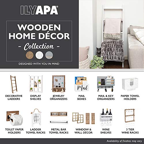 Ilyapa Wood Shutters Wall Decor - Farmhouse Style Barn Door Shutters for Interior Wall Art