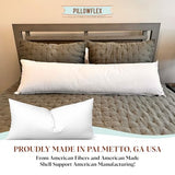 Pillowflex Premium Polyester Throw Pillow Insert - 20x36 - Ultra Soft Large Rectangle Throw Pillow, Couch Sham, Lumbar, Back, Sofa - Machine Washable - Decorative Accent Form - 1 Soft Pillow