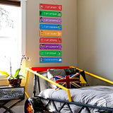 Chunful Set of 9 Boys Room Bedroom Decor Boys Inspirational Wall Decor Wood Hanging Plaque Motivational Kids Bedroom Wall Sign for Kids Teenage Toddler(Black Boy)
