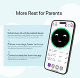 LIVEVIE Pali Kids Sleep Training Clock with Visual Countdown Ring, Reward Drawer, Night Light, Sound Machine, App Control, Custom Routines, Battery Backup, OK to Wake Toddler Alarm