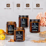Vanilla Sugar Scented Candle for Home, Soy Wax, 7 oz