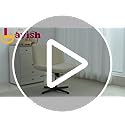LavishCover Armless Chair Cover Office Desk Chair Cover, Waterproof and Elastic Criss Cross Chair Cover, Vanity Chair Covers,Mid Back Wide Seat Accent Chair Covers(Pink,T-Type,Just the Cover)