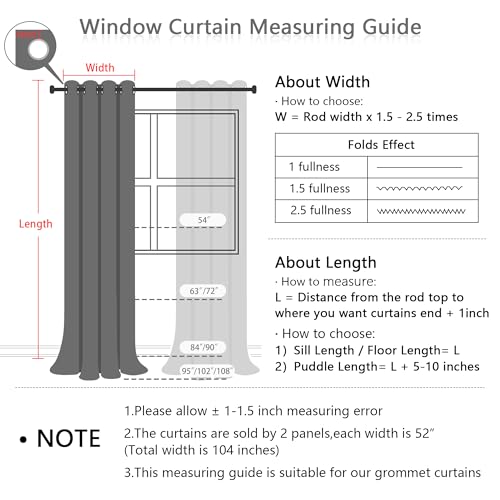 MYSKY HOME Kids Blackout Curtains for Boys Bedroom 84 Inch Long 100% Light Blocking Cute Curtains for Playing Room 2 Panels Grommet Nursery Drapes with Rainbow Pom Pom Sheer 2 Layered 52W x 84L
