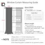 MYSKY HOME Kids Blackout Curtains for Boys Bedroom 84 Inch Long 100% Light Blocking Cute Curtains for Playing Room 2 Panels Grommet Nursery Drapes with Rainbow Pom Pom Sheer 2 Layered 52W x 84L