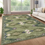 GarveeHome Geometric Area Rug 9x12 Washable Rugs for Living Room Bedroom
