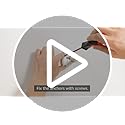 Amazon Basics Adjustable Room Darkening Blackout Curtain Rod - 28" to 48", Black
