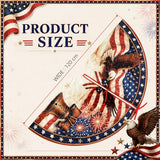 250th Anniversary Tree Skirt, 47'' 4th of July Tree Mat Patriotic Decorations American Flag Eagle Independence Day Christmas Holiday Party Decor Supplies