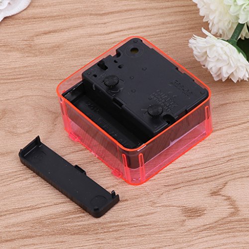 Mini Square Alarm Clock Mute Analog Non Ticking Battery Operated Clocks for Children Boys Girls Birthday Gift Attachment Natural Light Alarm Clock