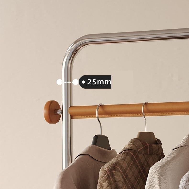 Floor Multifunctional Floor-Standing Full-Length Mirror and Coat Rack for Bedroom Mirror