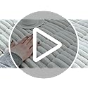 Sofa Couch Cover, Sofa Covers for Dogs Washable, Non-Slip Striped Sofa Slipcovers for Sectional Sofa, Sofa Cover Furniture Protector for L Shaped(Light Grey, 27.6"x 59")