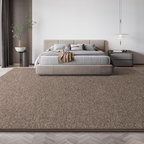 Large Modern Area Rugs for Living Room Bedroom, 6x9 Feet Brown