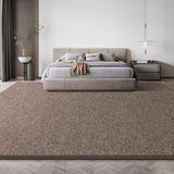 Large Modern Area Rugs for Living Room Bedroom, 6x9 Feet Brown