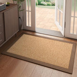 Indoor Entryway Area Rug Front DoorMat Non Slip Absorbent Brown 2'x3'