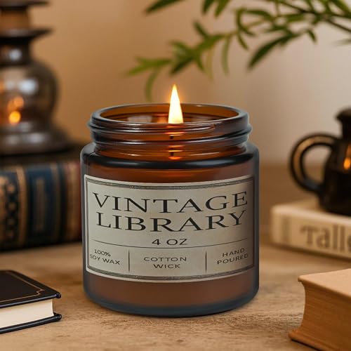 Book Lover Candles, Book Lovers Gift Ideas 4oz