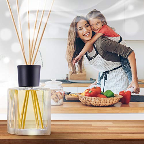 Reed Diffuser Replacement Bamboo Sticks 100 pcs - 9.8in Long (23cm) - for Room Fragrance Oil Diffuser - Room Aromas - Diffuser Kit - Reeds for Aromatization - Aromatherapy Bamboo Sticks - Scentless