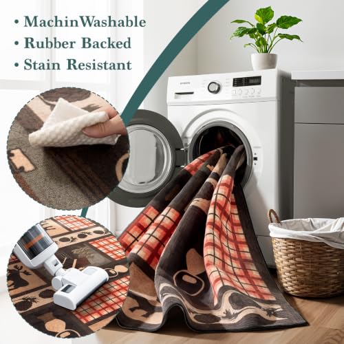 9x12 Washable Area Rugs for Living Room and Bedroom(9x12,Deer)