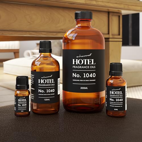 AirScent Central Park Hotel Diffuser No. 1040 - Elderflower Fresh Cut Grass Strawberry - Premium Fragrance Oil for Ultrasonic and Waterless Diffusers and Crafting - 500 mL, 16.9 fl oz Bottle