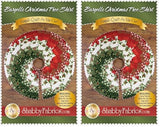 Shabby Fabrics Bargello Christmas Tree Skirt Pattern Large (Pack of 2)