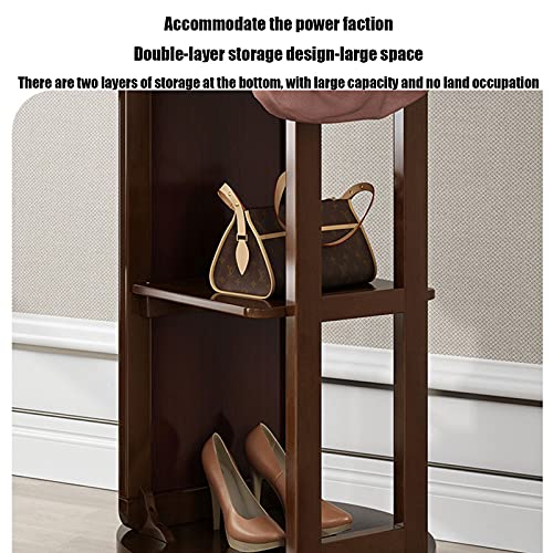 Solid Wood Household Full-Length Mirror Hanger One Full-Length Mirror Rotating Floor Mirror Wardrobe Mirror Fitting Mirror White