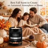Fall Candles, Cinnamon Roll Scented, Autumn Seasonal Candle