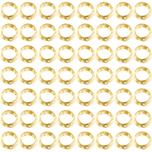 Hortsun 100 Packs Fairy Lights Battery Operated 3 Speed Modes, 7 Ft/ 2 M 20 LED Battery String Mini Waterproof Wire Twinkle Lights Bulk for Wedding Party Birthday Vases Decor (Warm White)