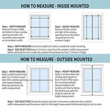 Sunoff Blackout Roller Shades Blinds Cordless for Windows Pull Down Room Darkening Door Blinds with Thermal Insulated Easy to Install for Living Room,Bedroom,Home,Office Bathroom White 23" W x 72" H