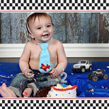 Racing Cars Themed Birthday Candle Number 2 Checkered Candle Birthday Party Decoration Cake Topper for Racing Car Party Decoration Theme Party Supplies (Number 2)