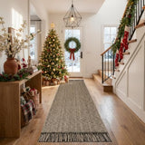 Collive Boho Christmas Hallway Runner Rug, Washable Kitchen Runner Rugs