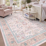 DCX 9x12 Pink Vintage Floral Rug